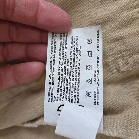 Vintage  X  America Women's Tan Canvas Chore Anorak Jacket Medium - Picture 7 of 8